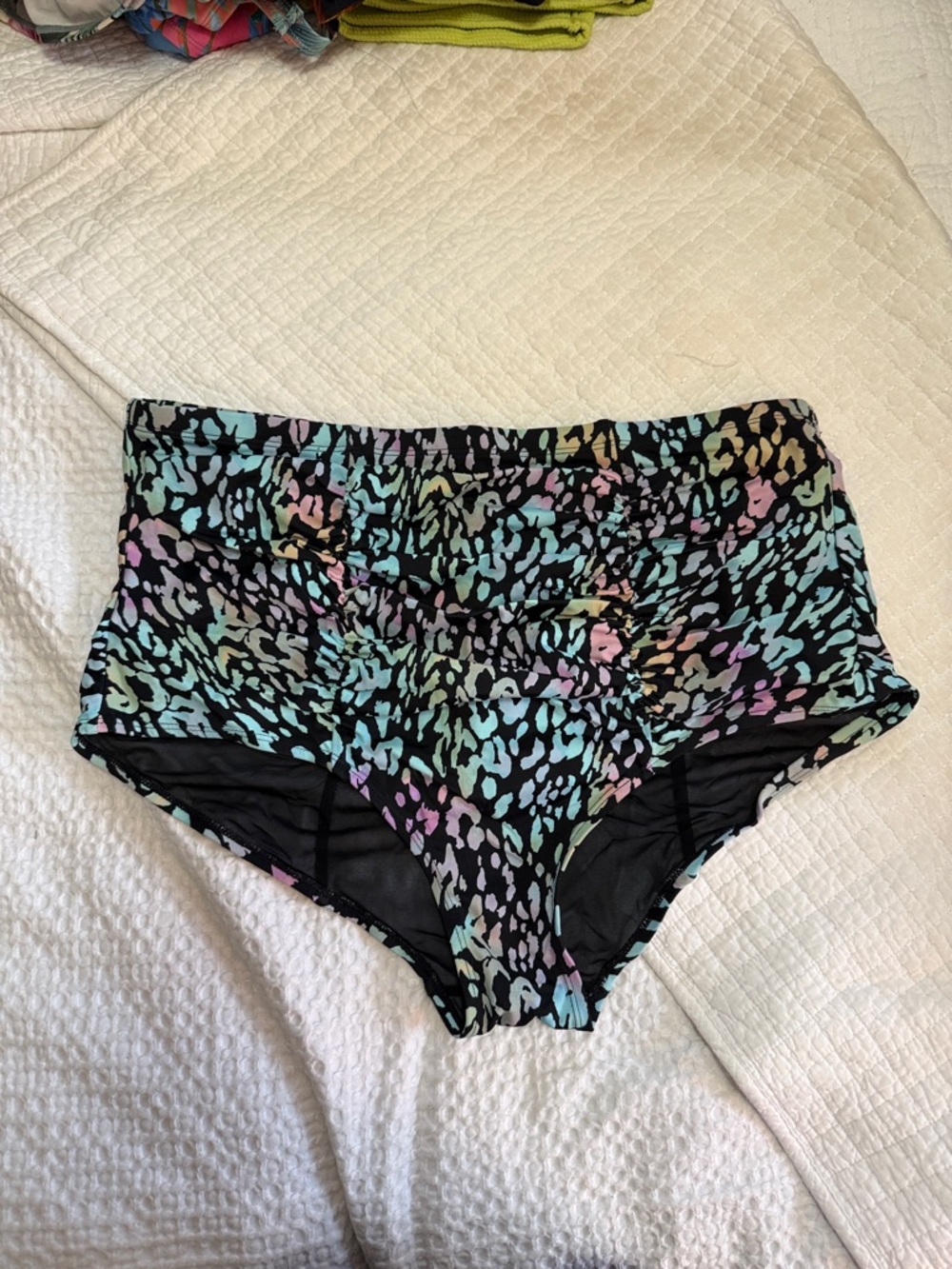 torrid High-Waist Pastel Leopard Print Bikini Bottoms